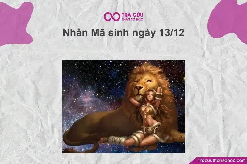 Nhân Mã sinh ngày 13/12 là người kỷ luật, thực tế nhưng vẫn giữ khát vọng tự do và đề cao giá trị gia đình
