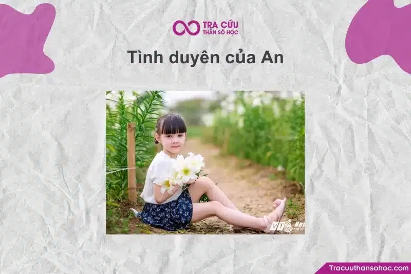Đôi bàn tay nắm chặt, thể hiện tình duyên chân thành và hôn nhân hạnh phúc của người tên An.